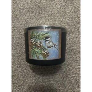 Chickadee Scented Candle‎ SPRUCE 30 Hour Burn Time 14oz Christmas Gift